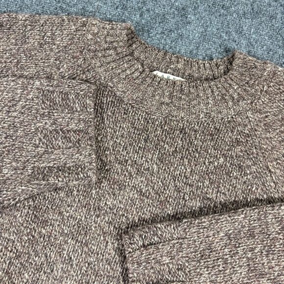 Blarney Woolen Mills Other - Blarney Woollen Mills Fisherman Donegal Fleck Wool Silk Crewneck Sweater M Brown